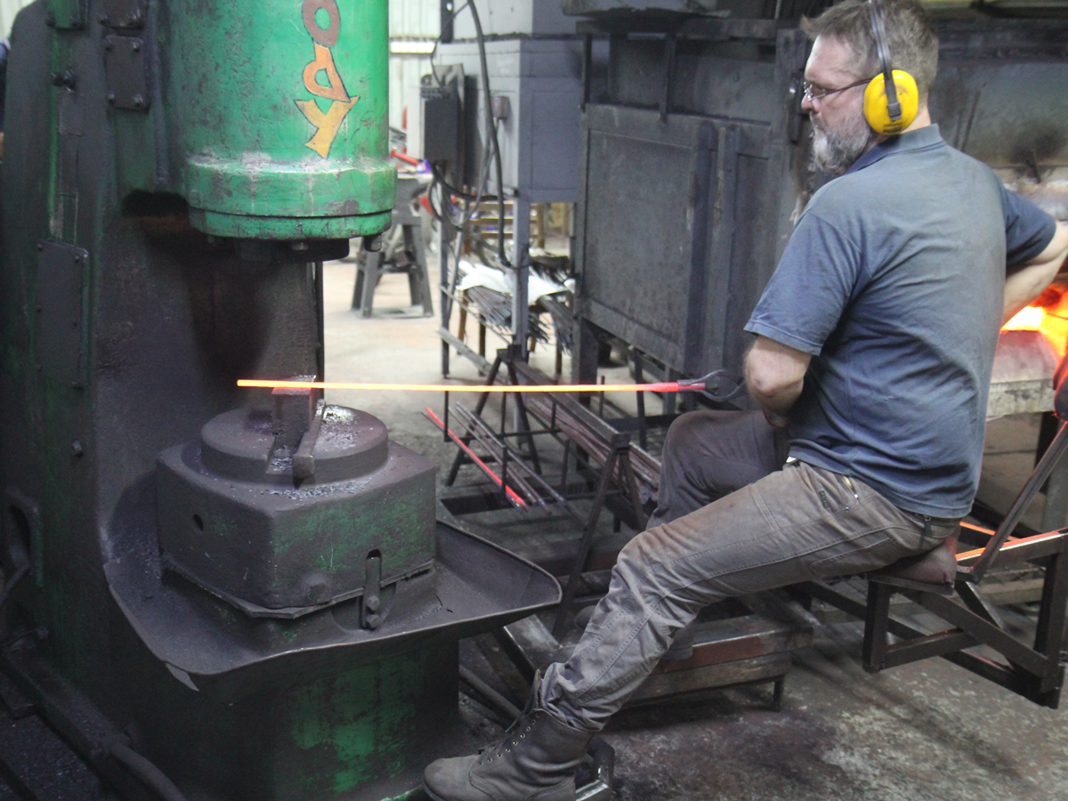 Hand forging process